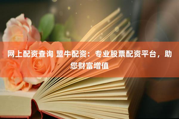 网上配资查询 盟牛配资：专业股票配资平台，助您财富增值