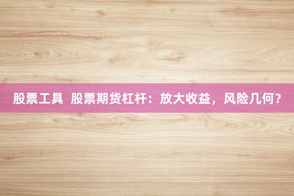 股票工具  股票期货杠杆：放大收益，风险几何？