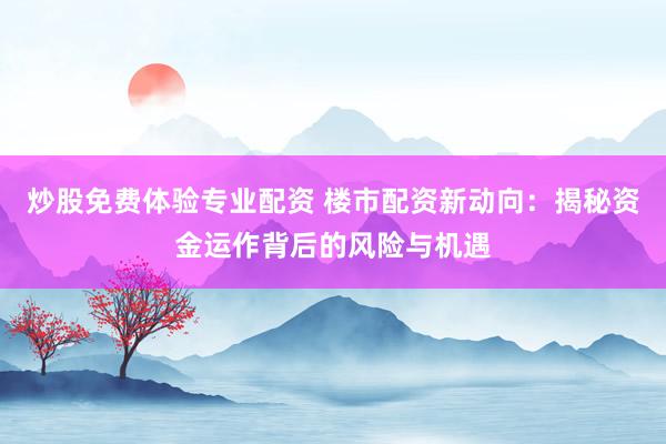 炒股免费体验专业配资 楼市配资新动向：揭秘资金运作背后的风险与机遇